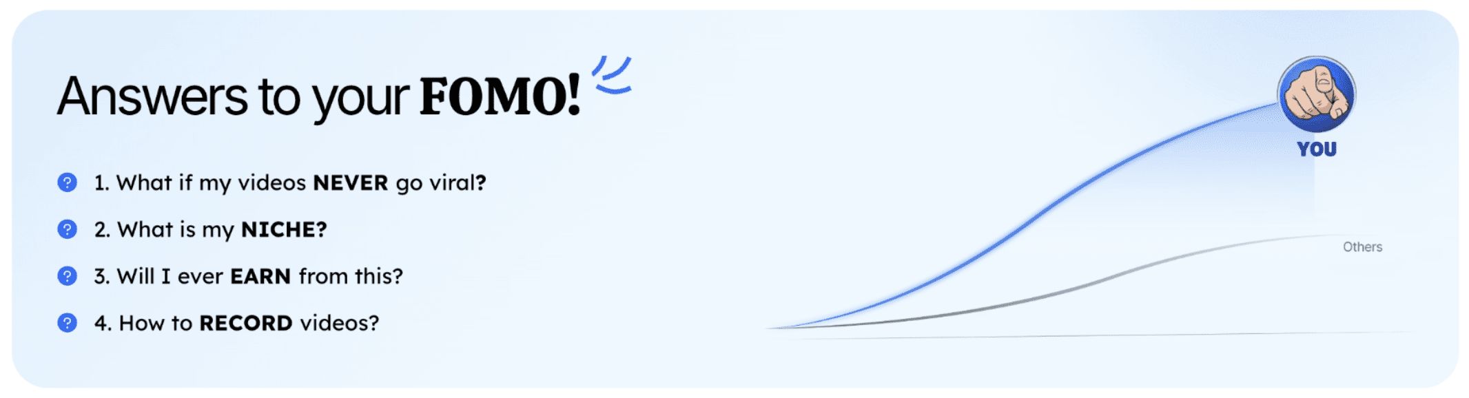 Answers to your FOMO — Viral, Niche, Earn, Record